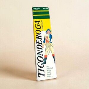 Vintage Dixon Ticonderoga No 1388 No 2 Soft Pencils Box 12 NOS Cedar Unsharpened